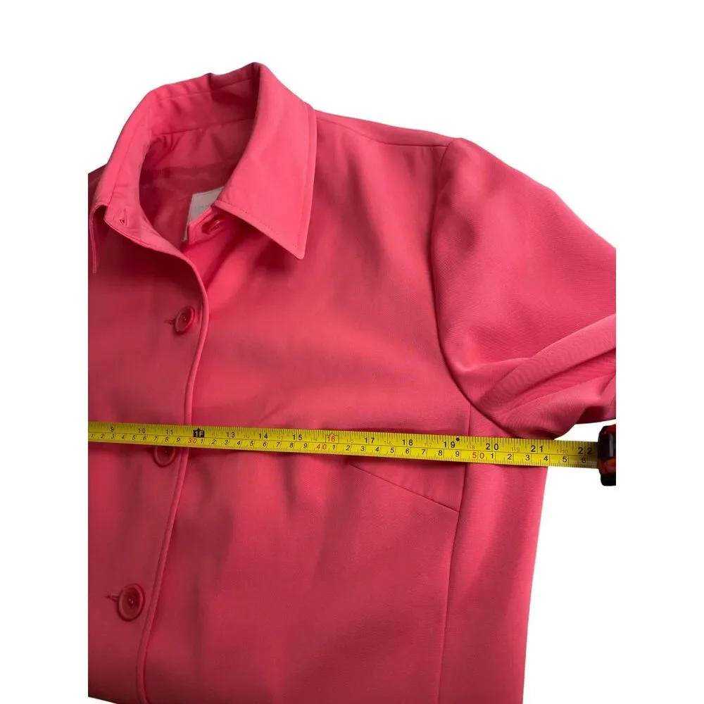 Votre Nom Salmon Pink Women's Coat Jacket - Size 12